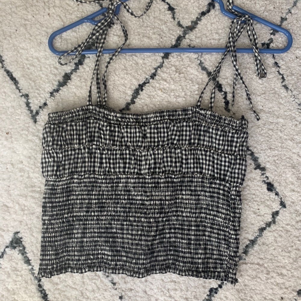 Black and White checkered tank
